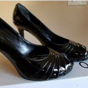 Aldo Woman's Shoes Black Heel Pumps